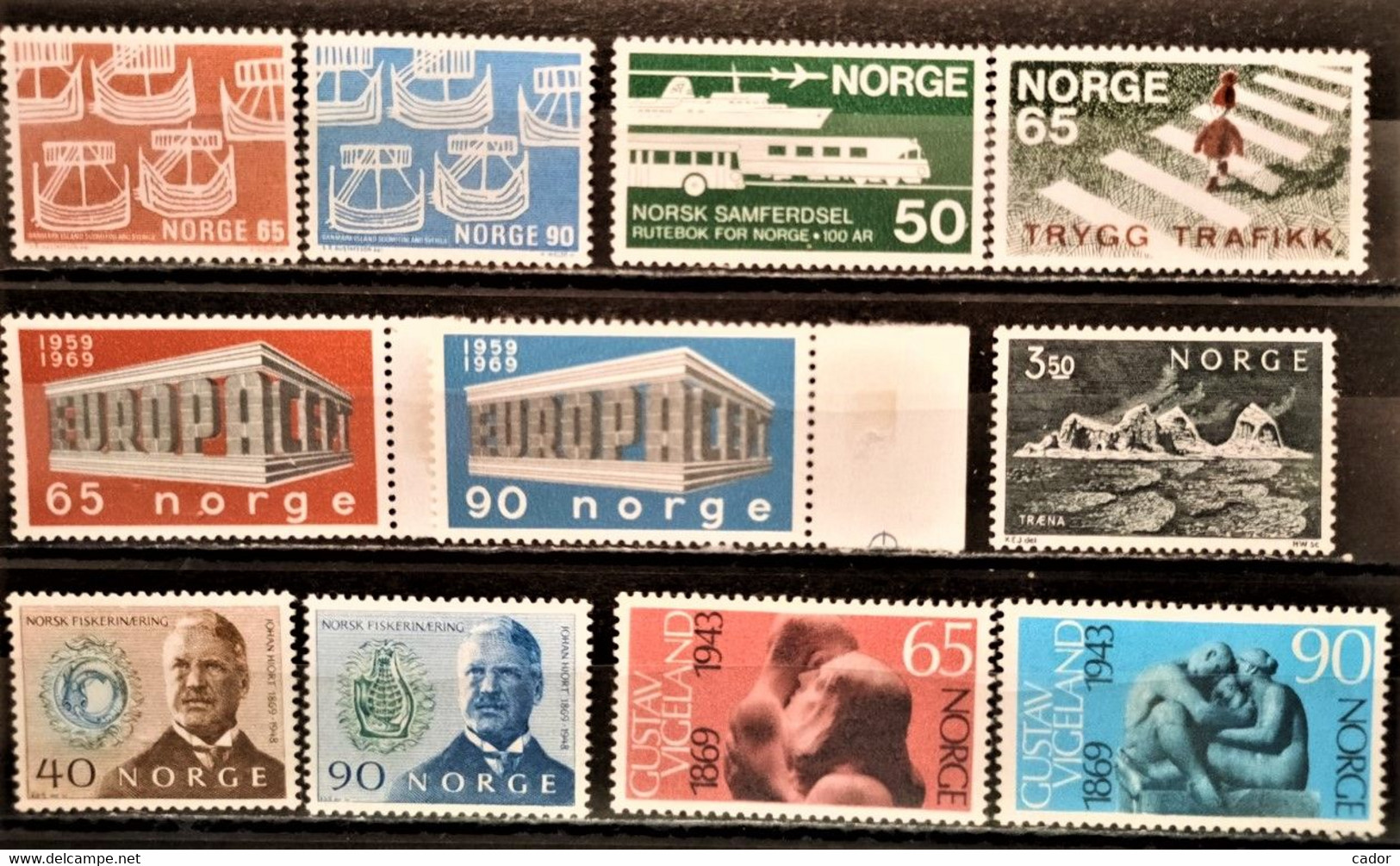 NORVEGE - Années Complètes 1967/1968 + 1969 Partielle (voir Détail Et 2 Scan) - Años Completos