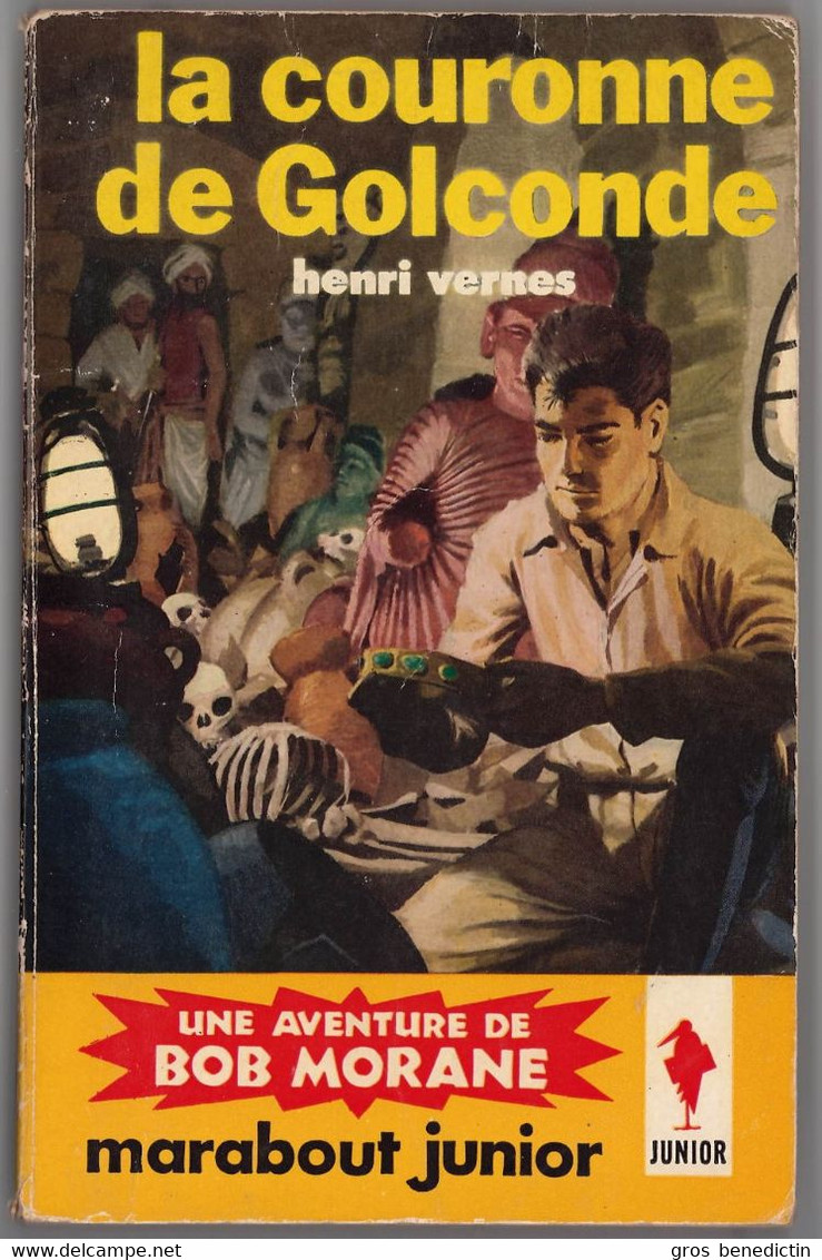 Marabout Junior N°142 - Série Bob Morane - Henri Vernes - "La Couronne De Golconde" - 1963 - #Ben&Morane - Marabout Junior