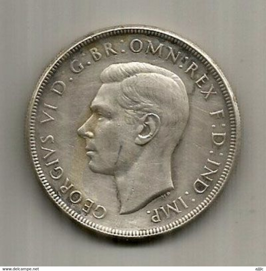 George VI One Crown 1937 Australia . Deux Photos Recto-verso - Crown