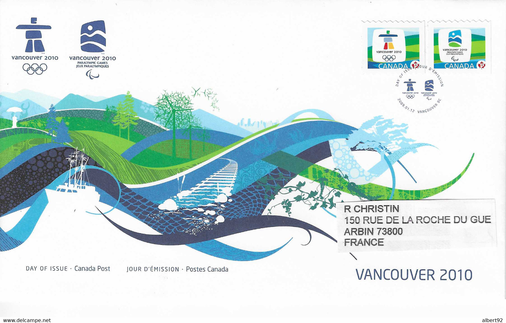 2010 Jeux Olympiques D'Hiver De Vancouver: Les Logos Olympiques - Invierno 2010: Vancouver