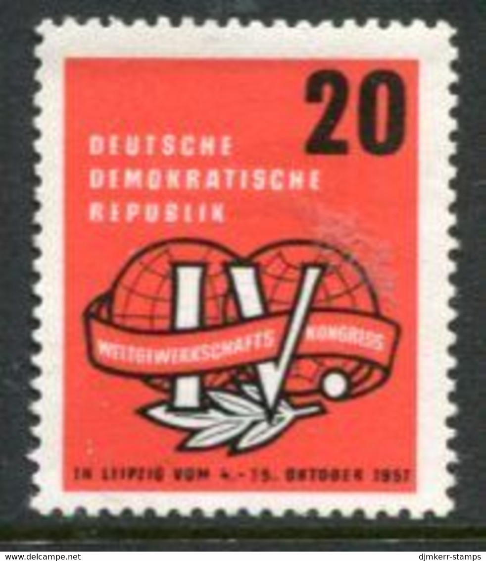 DDR / E. GERMANY 1957 Trades Union Congress MNH / **.  Michel  595 - Nuovi