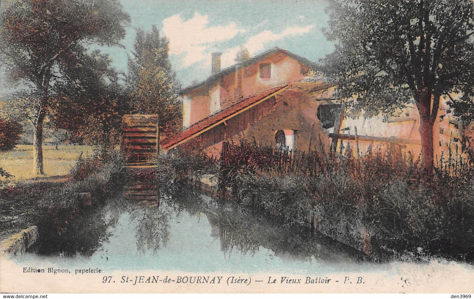 SAINT-JEAN-de-BOURNAY (Isère) - Le Vieux Battoir - Roue à Aubes - Tirage Couleurs - Saint-Jean-de-Bournay