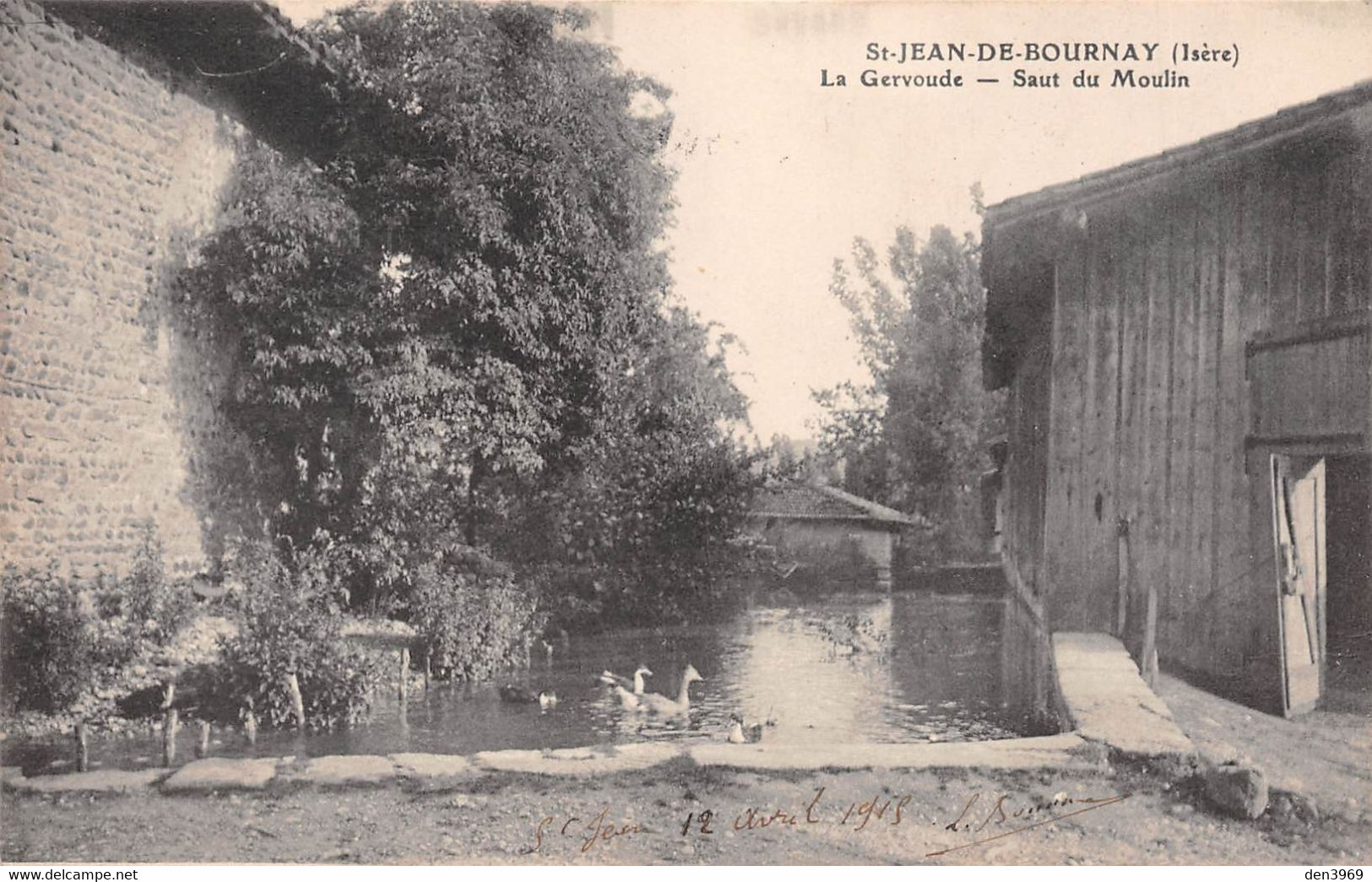 SAINT-JEAN-de-BOURNAY (Isère) - La Gervoude - Saut Du Moulin - Saint-Jean-de-Bournay