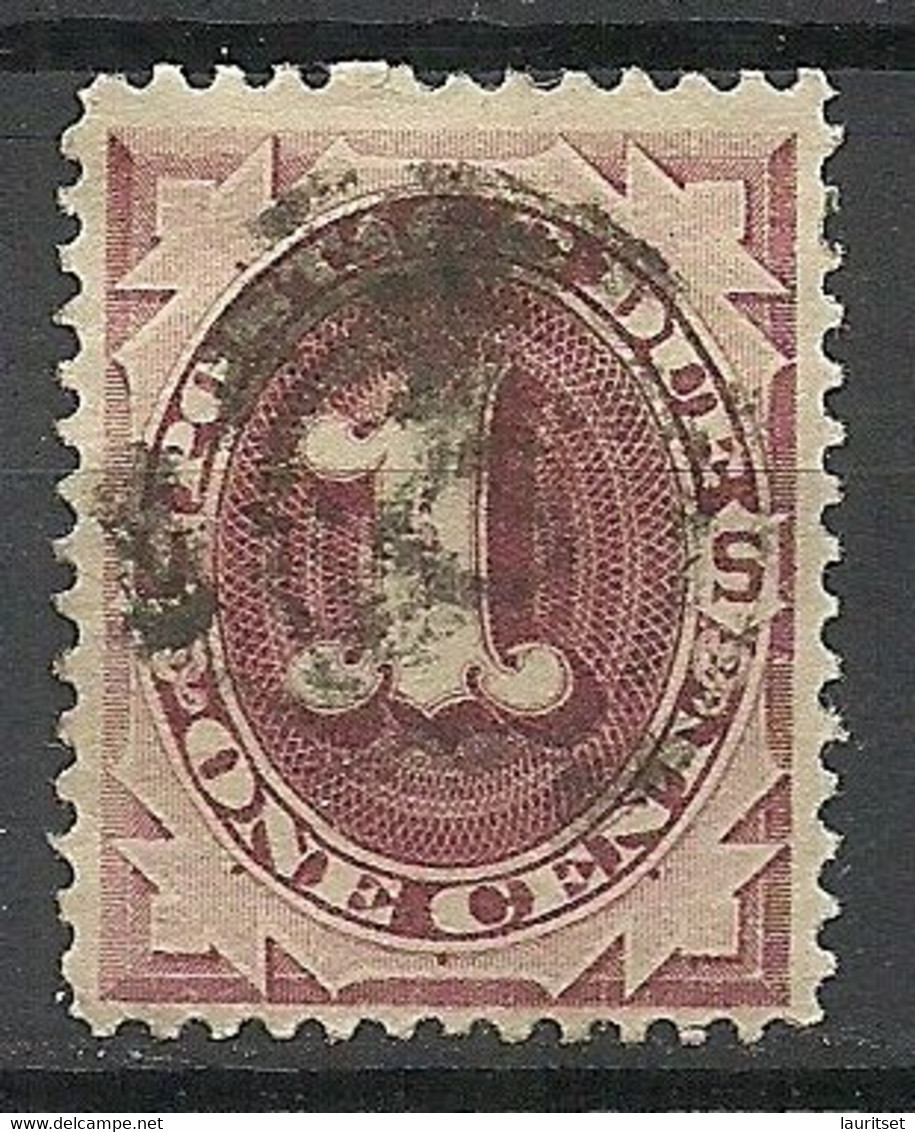 USA 1884/1889 Postage Due Portomarke Michel 1 B O - Portomarken