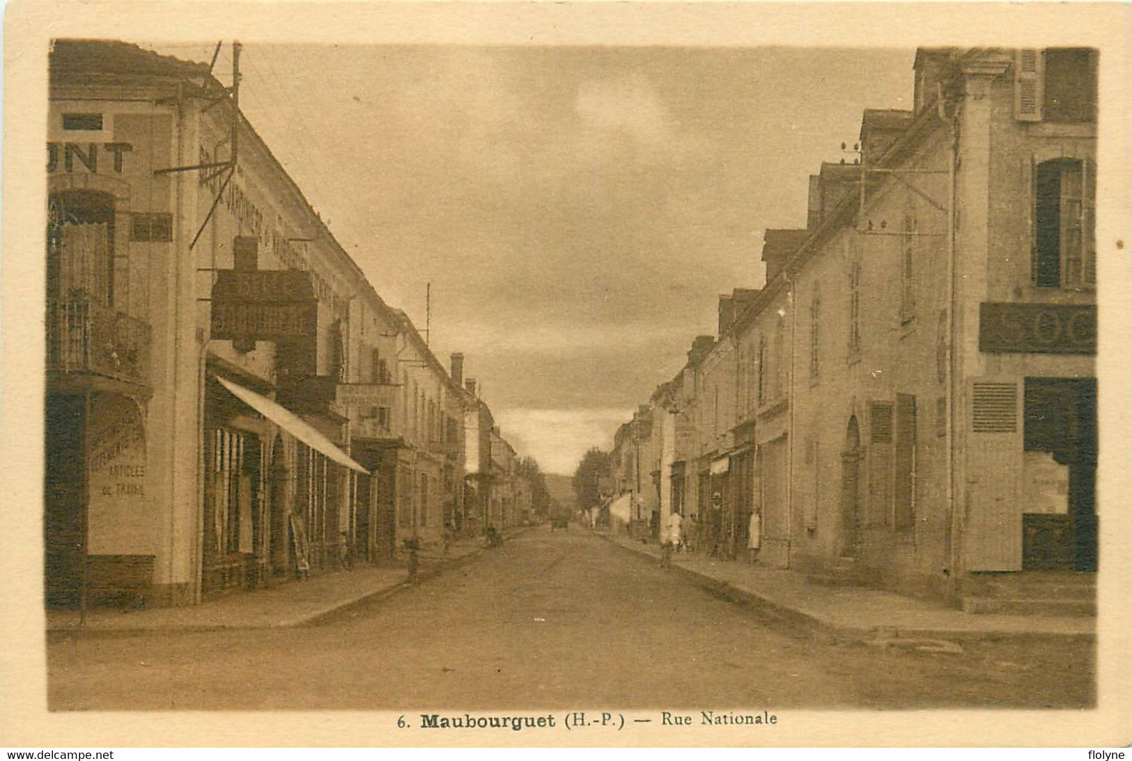 Maubourguet - La Rue Nationale - Commerce BELLE JARDINIERE - Maubourguet