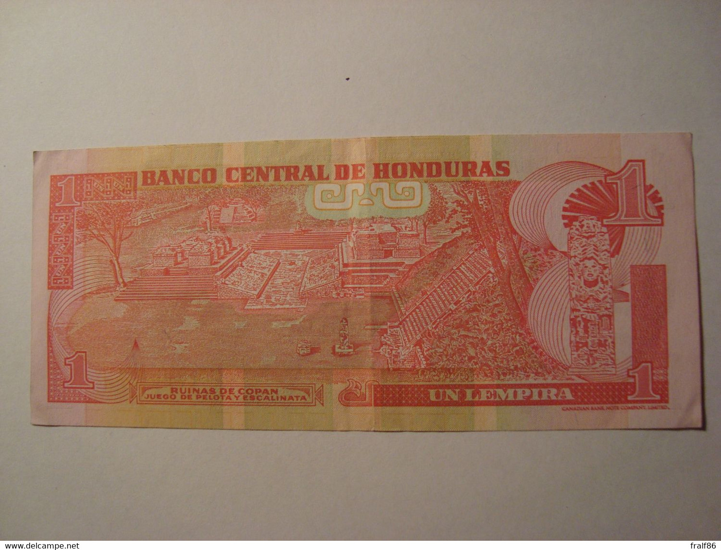 BILLET HONDURAS 1 LEMPIRA 2000 - Honduras