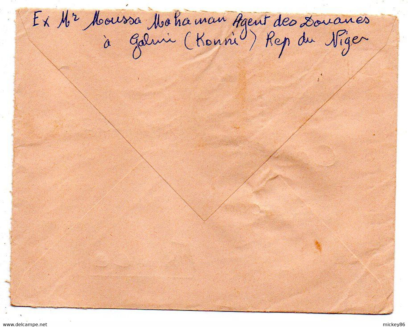 Niger-Lettre  Pour  Besançon-25 ( France) ..tp Lamantin, Mouflons  Sur Lettre ,oblitération De Complaisance...à Saisir - Niger (1960-...)