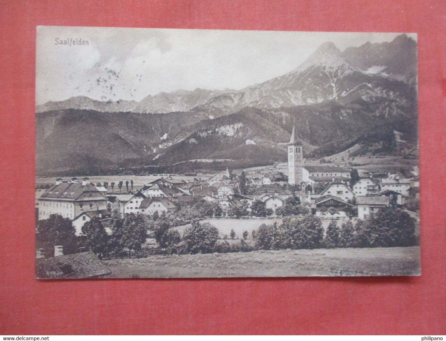 Saalfelden Austria > Salzburg > Saalfelden    Has Stamp & Cancel.    Ref 5822 - Saalfelden