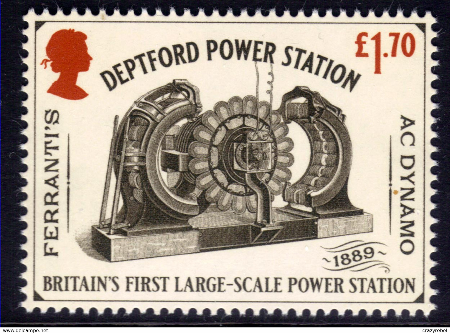 GB 2021 QE2 £1.70 Industrial Revolutions Power Stn SG 4564 Umm ( B1240 ) - Neufs