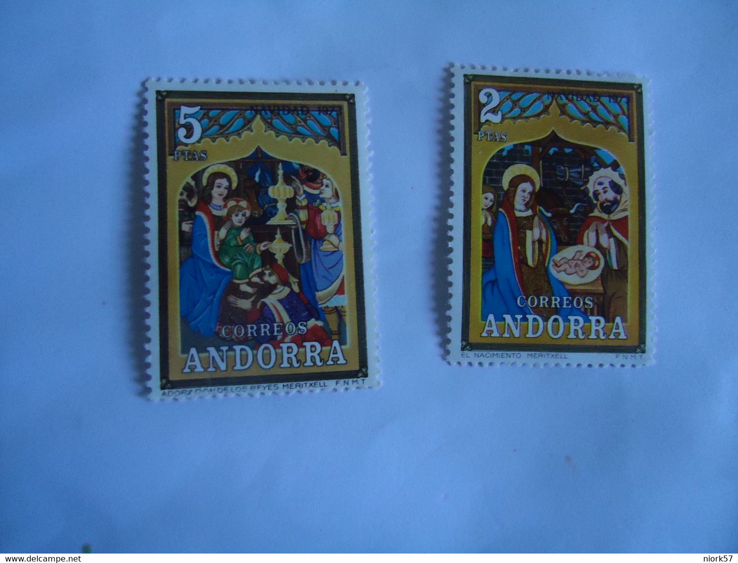 ANDORRA  SPAIN  MNH   STAMPS CHRISTMAS 1973 - Other & Unclassified