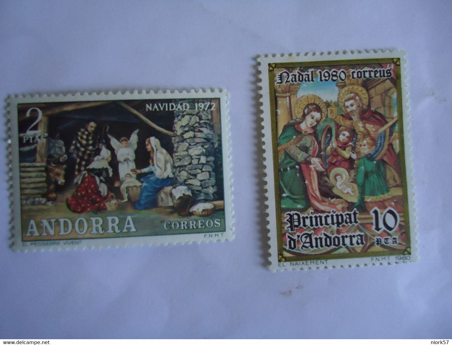 ANDORRA  SPAIN  MNH   STAMPS CHRISTMAS 1973 - Other & Unclassified