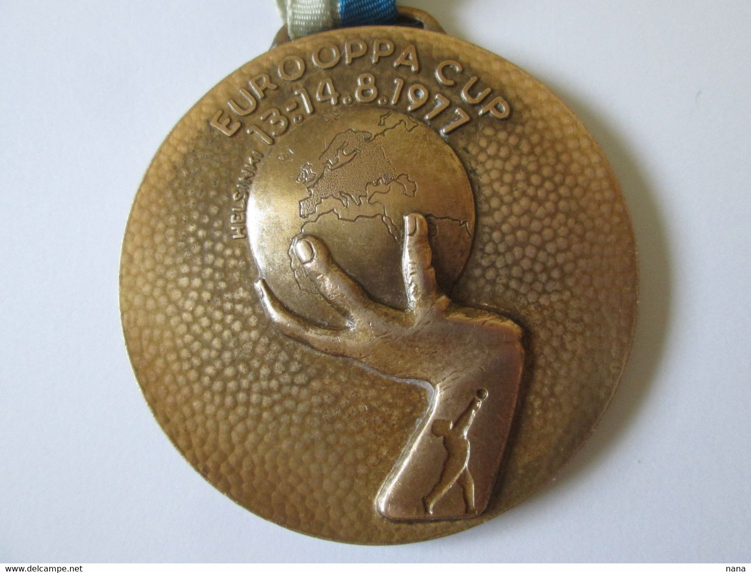 Finland European Athletics Cup Helsinki 1977 Bronze Medal 8th Place In Women's 4 X 100 Meters - Autres & Non Classés