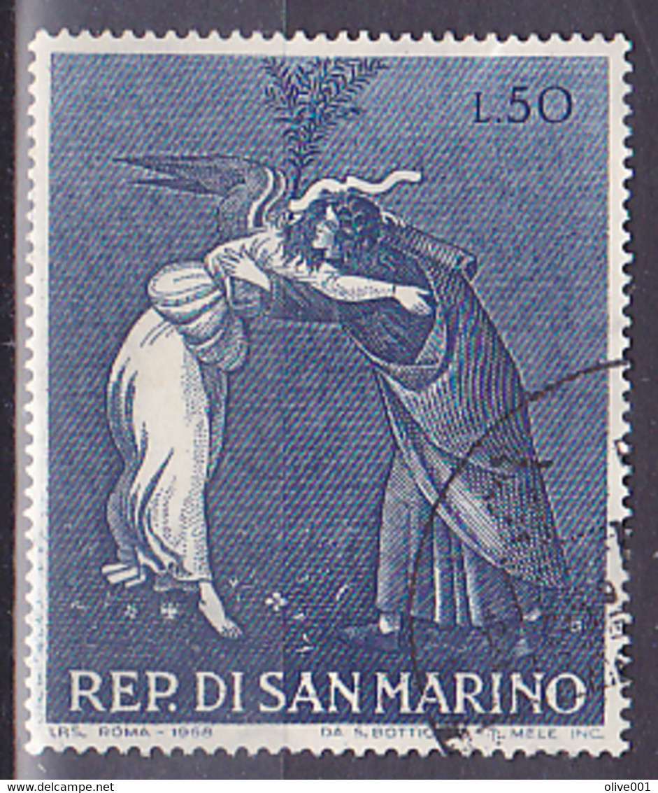 San Marino - 1968 - 'The Nativity' By Botticelli Painting - Christmas  SG N° 855 (0) Used - Oblitérés