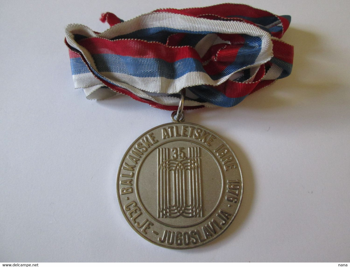 Yugoslavia Balkan Athletics Championship Celje/Slovenia 1976 Medal - Andere & Zonder Classificatie