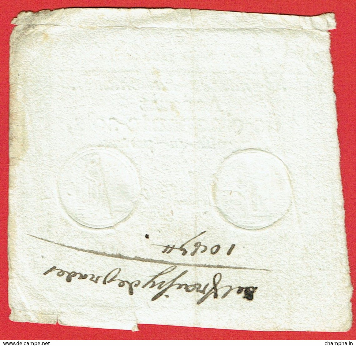 France - Assignat De 50 Sols - 23 Mai 1793 - Série 3420 - Saussay - Signature Manuscrite Au Dos Delfraissy De Prades - Assignats & Mandats Territoriaux