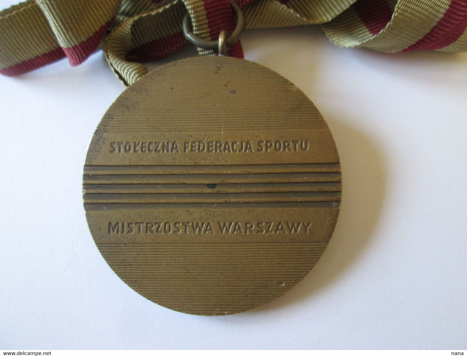 Poland/Warszaw-The Capital Sports Federation Of The Championship Of Warsaw 70s Medal - Other & Unclassified