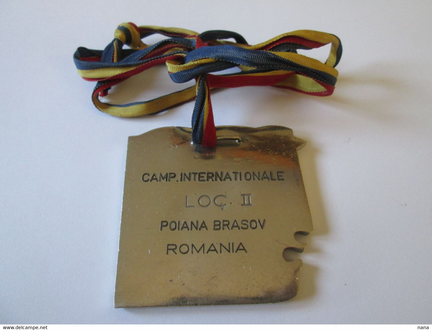 Romanian Medal International Athletics Championships Poiana Brașov Medal 2nd Place 60s - Autres & Non Classés