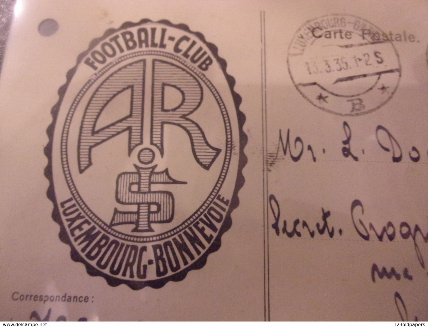 ♥️ 1935 FOOTBALL CLUB ARIS  LUXEMBOURG BONNEVOIE - Soccer