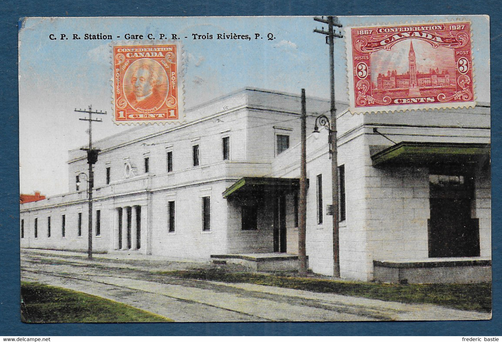 TROIS RIVIERES - C.P.R. Station - Gare - Trois-Rivières