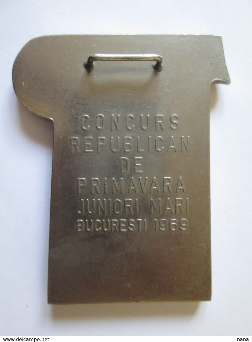 Romanian Athletics Federation Medal Republican Competition Large Juniors-Spring 1969 - Sonstige & Ohne Zuordnung