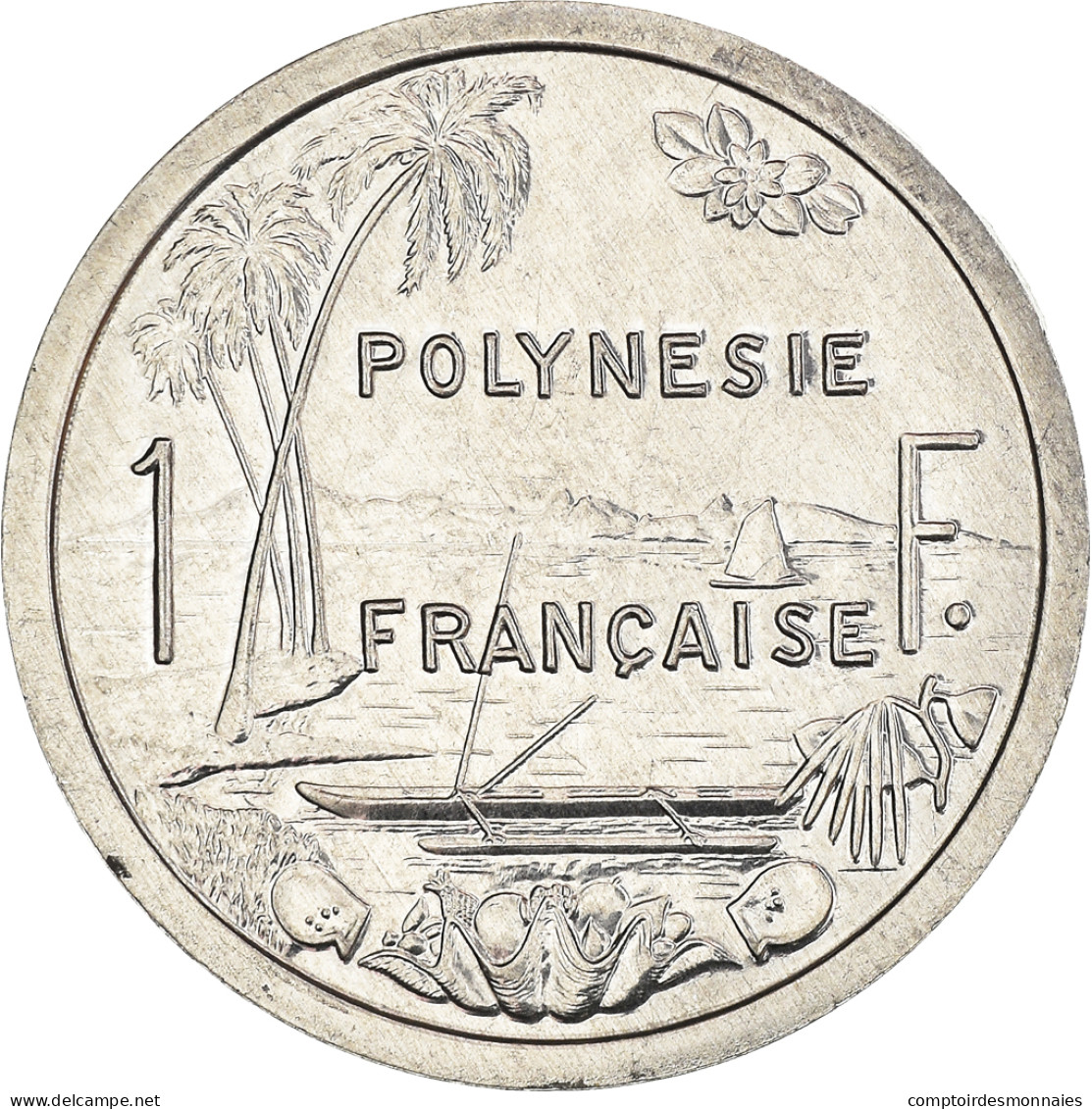 Monnaie, Polynésie Française, Franc, 2001, Paris, FDC, Aluminium, KM:11 - Frans-Polynesië