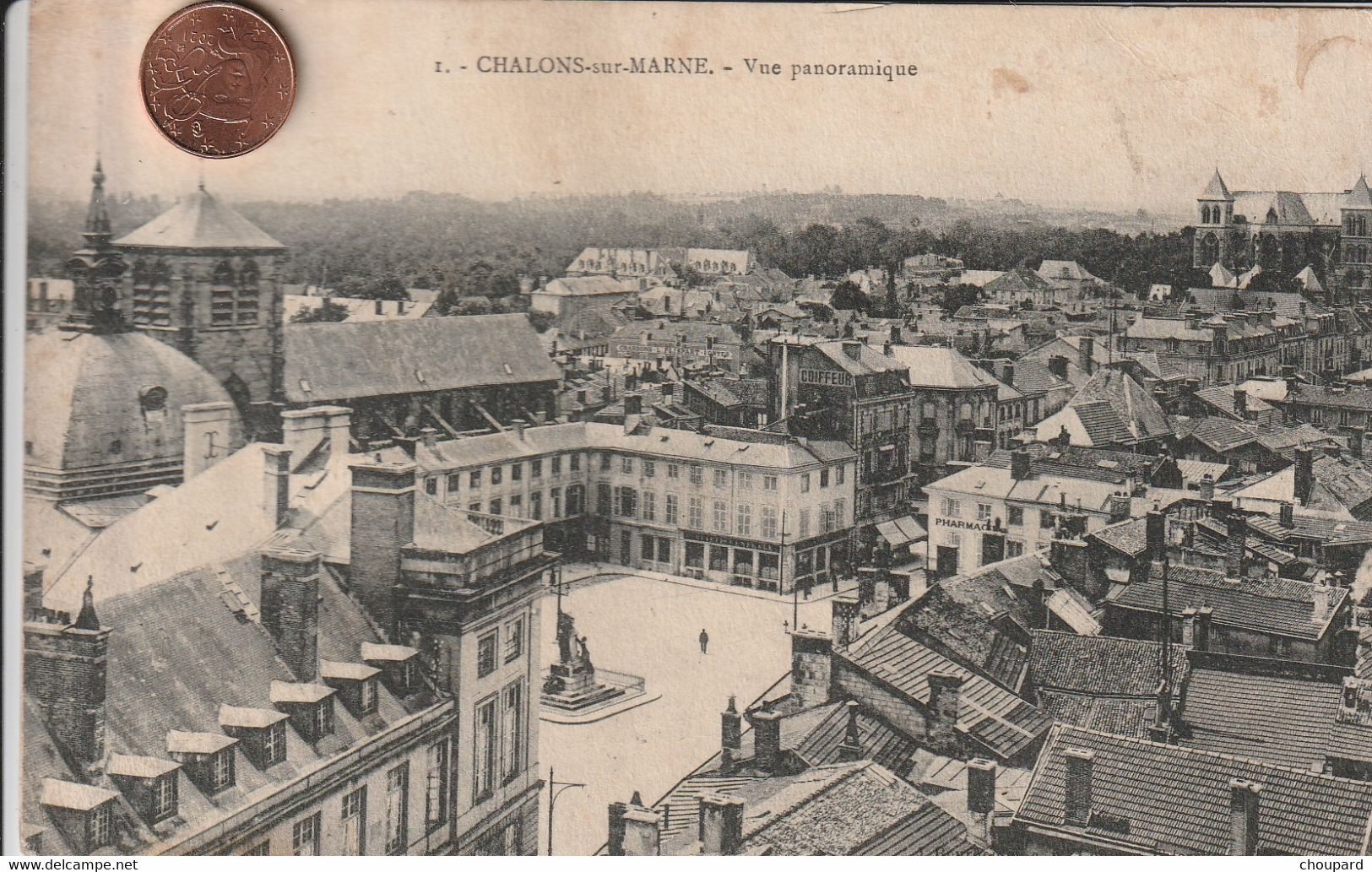 51 - Carte Postale Ancienne De    CHALONS SUR MARNE   Vue Aérienne - Châlons-sur-Marne