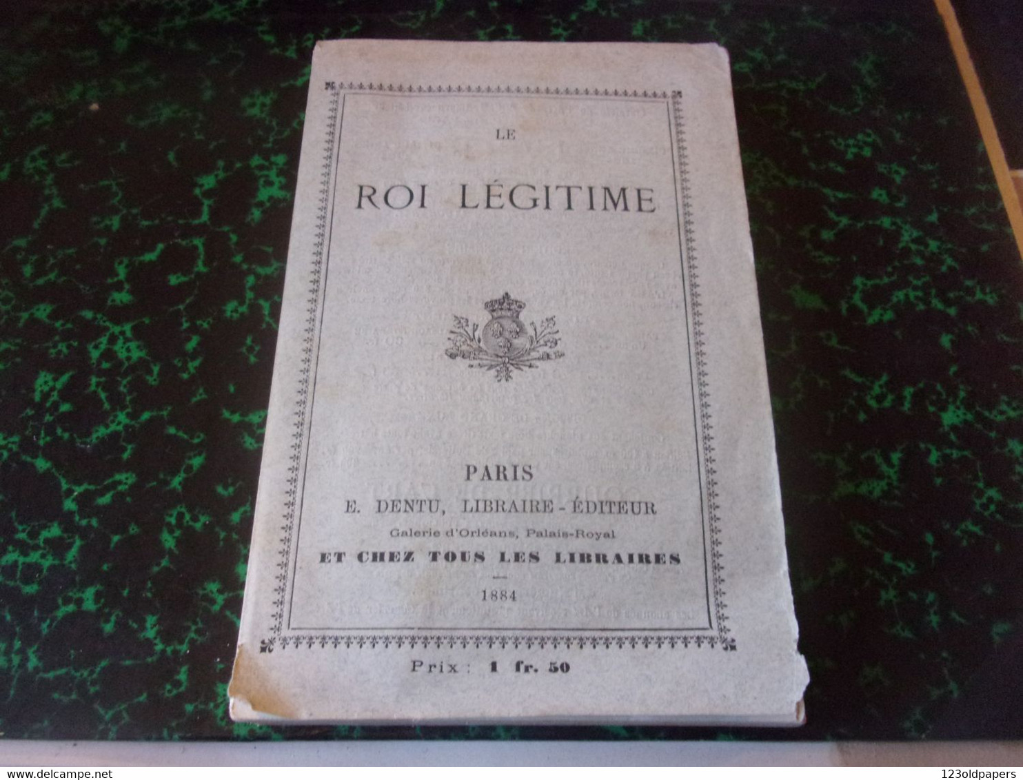 ♥️ ROYALISME / LEGITIMISME/  1884 LE ROI LEGITIME COMTE MAURICE D ANDIGNE DISCOURS LAURENTIE CATHELINEAU COMPLET CARTE - 1801-1900