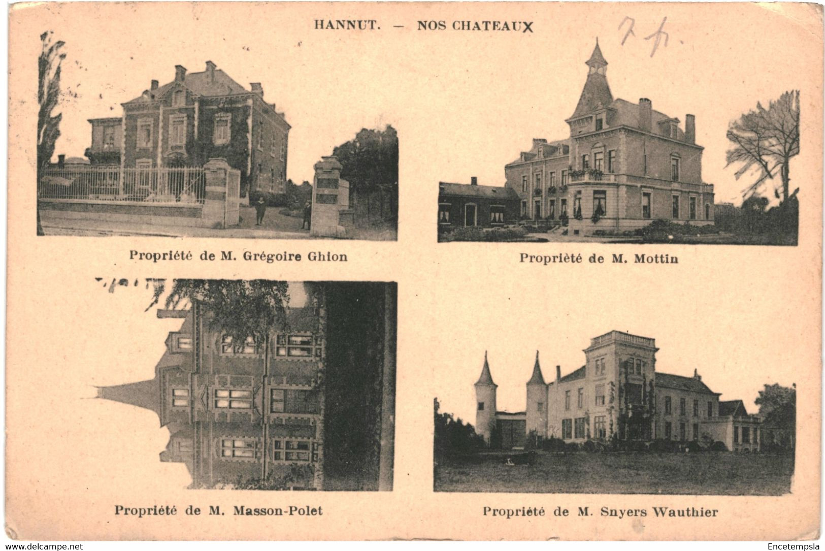 CPA Carte Postale Belgique  Hannut  Nos Châteaux 1927 VM58072 - Hannut