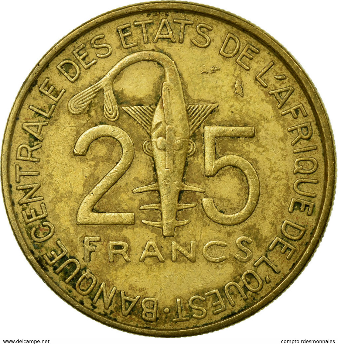 Monnaie, West African States, 25 Francs, 1972, Paris, TTB, Aluminum-Bronze, KM:5 - Côte-d'Ivoire