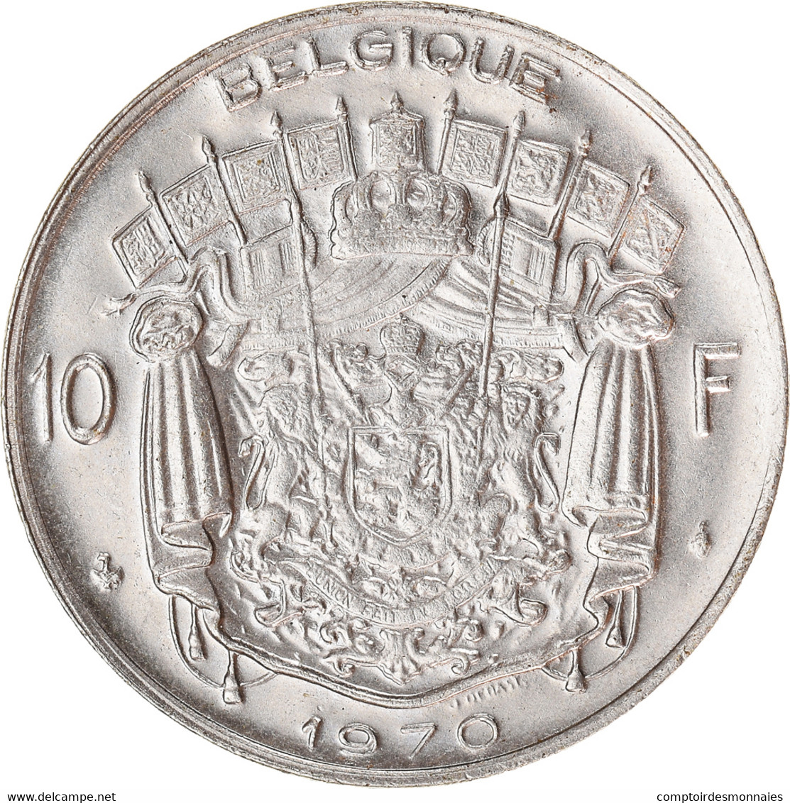 Monnaie, Belgique, 10 Francs, 10 Frank, 1970 - 10 Francs