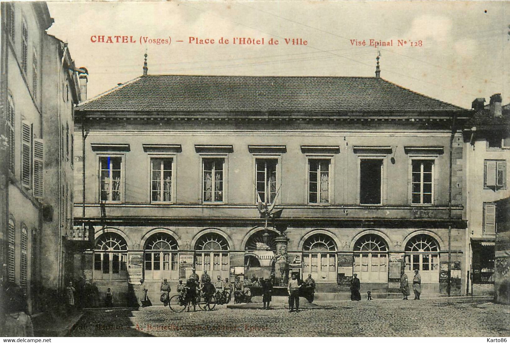 Chatel * La Place De L'hôtel De Ville * Mairie - Chatel Sur Moselle