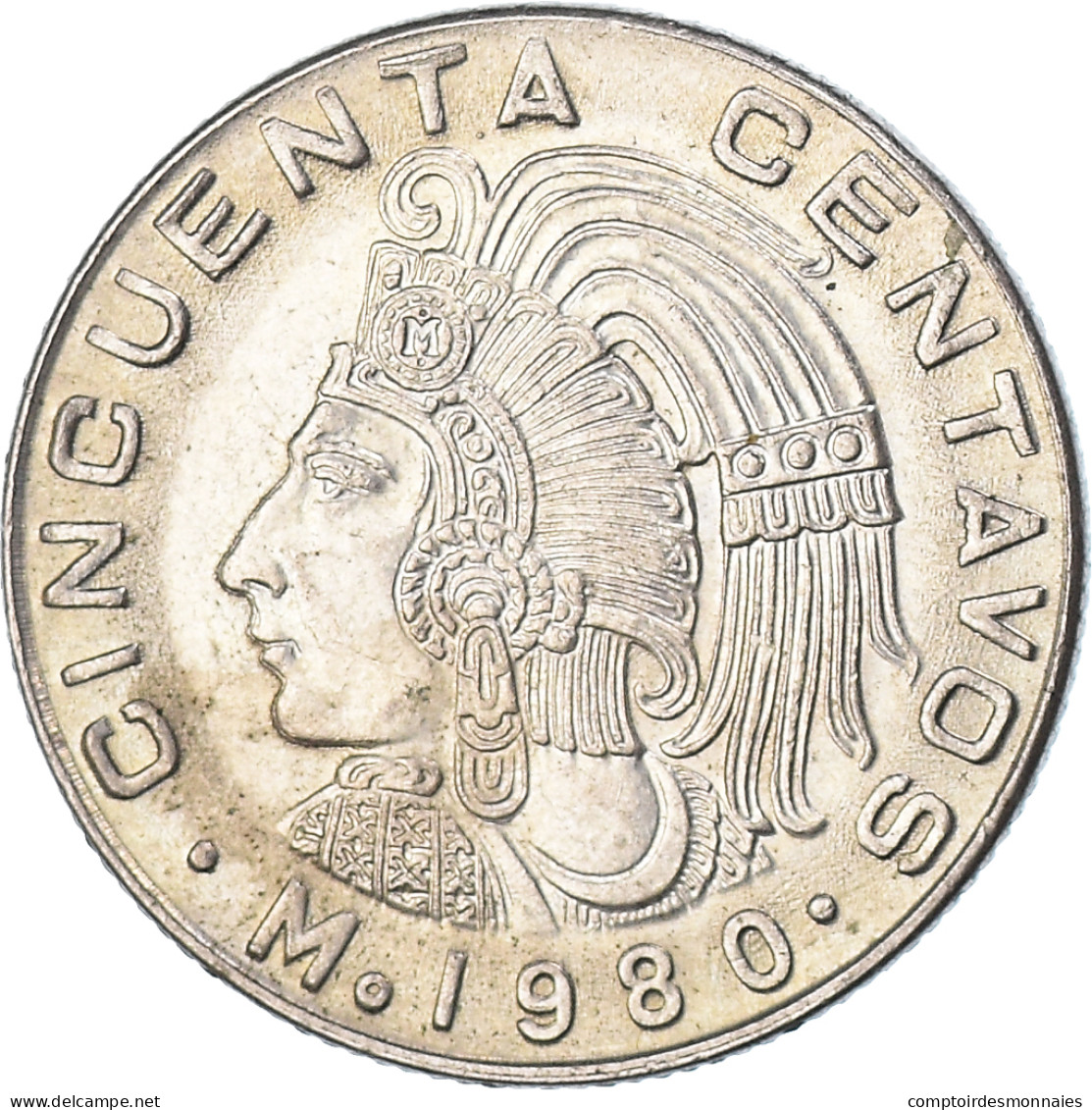 Monnaie, Mexique, 50 Centavos, 1980 - Mexique