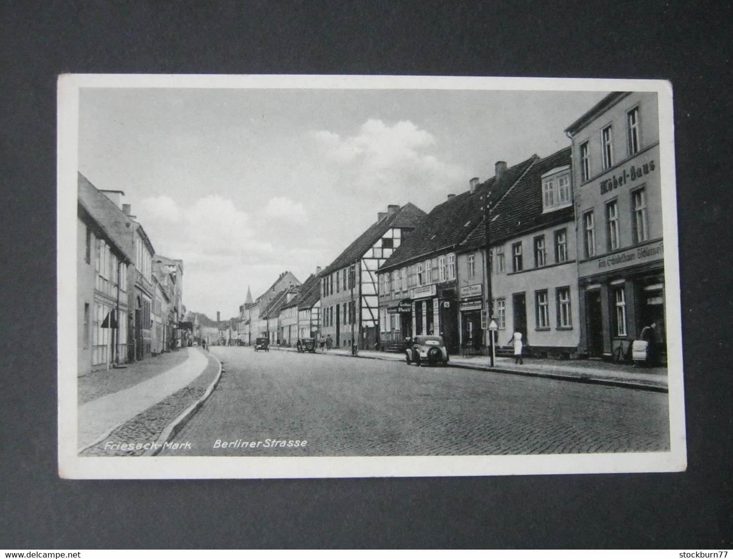 FRIESACK , Strasse   , Schöne Karte Um 1940 - Friesack