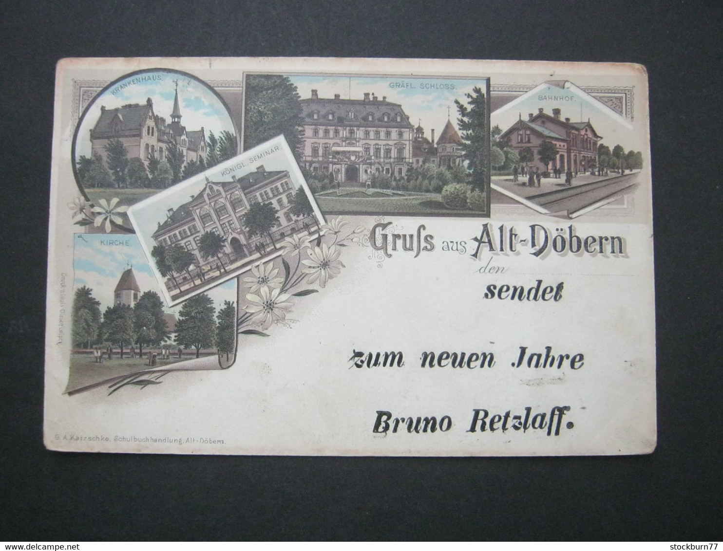 Altdöbern  , Schöne Karte Um 1900 - Altdoebern