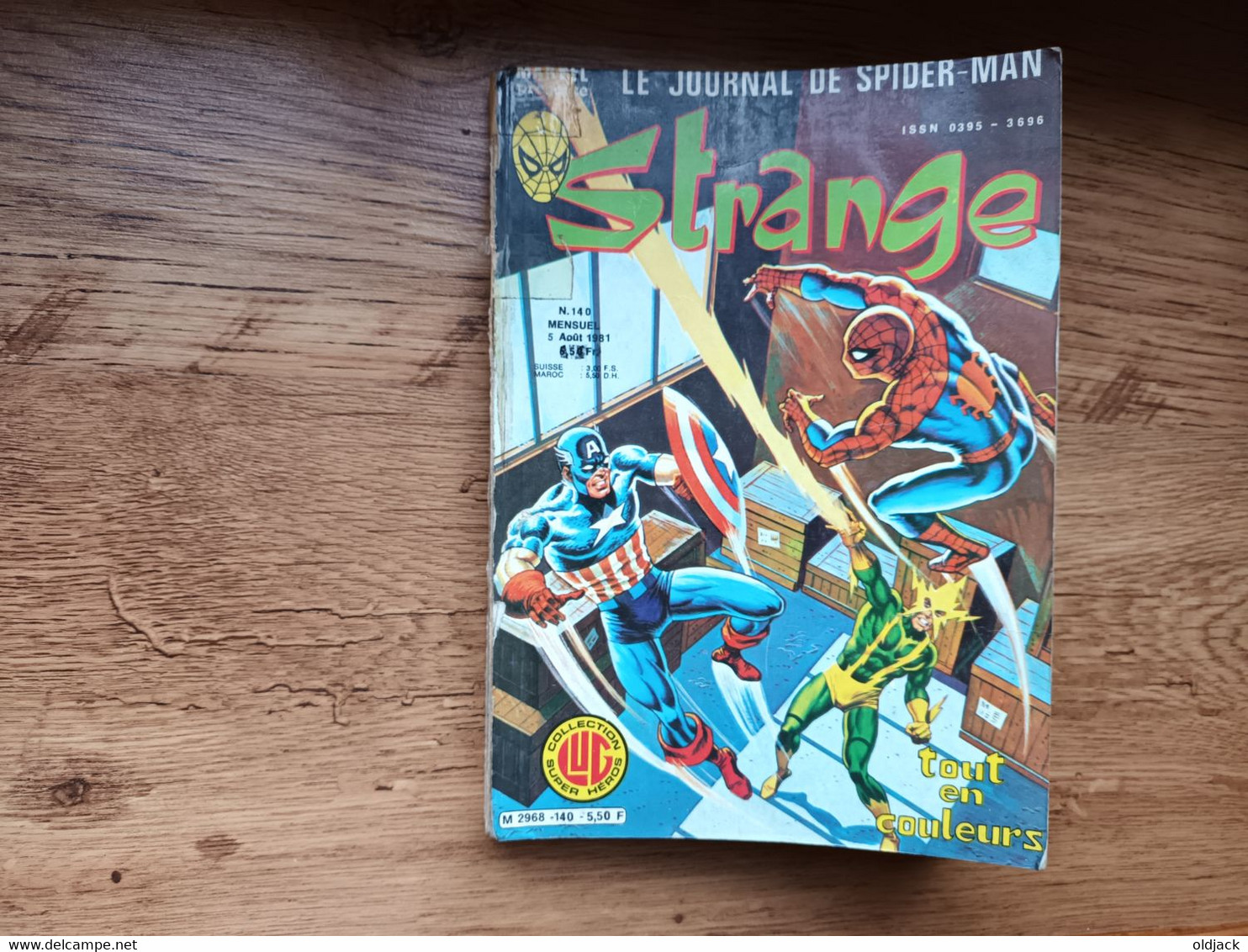 Strange Album N°47 (contient Les N°140-141-142) Editions LUG 1981.(R10) - Strange