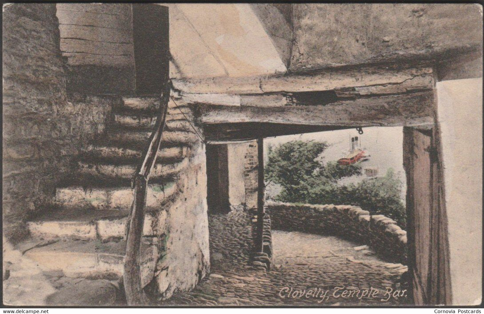 Temple Bar, Clovelly, Devon, C.1905-10 - Frith's Postcard - Clovelly