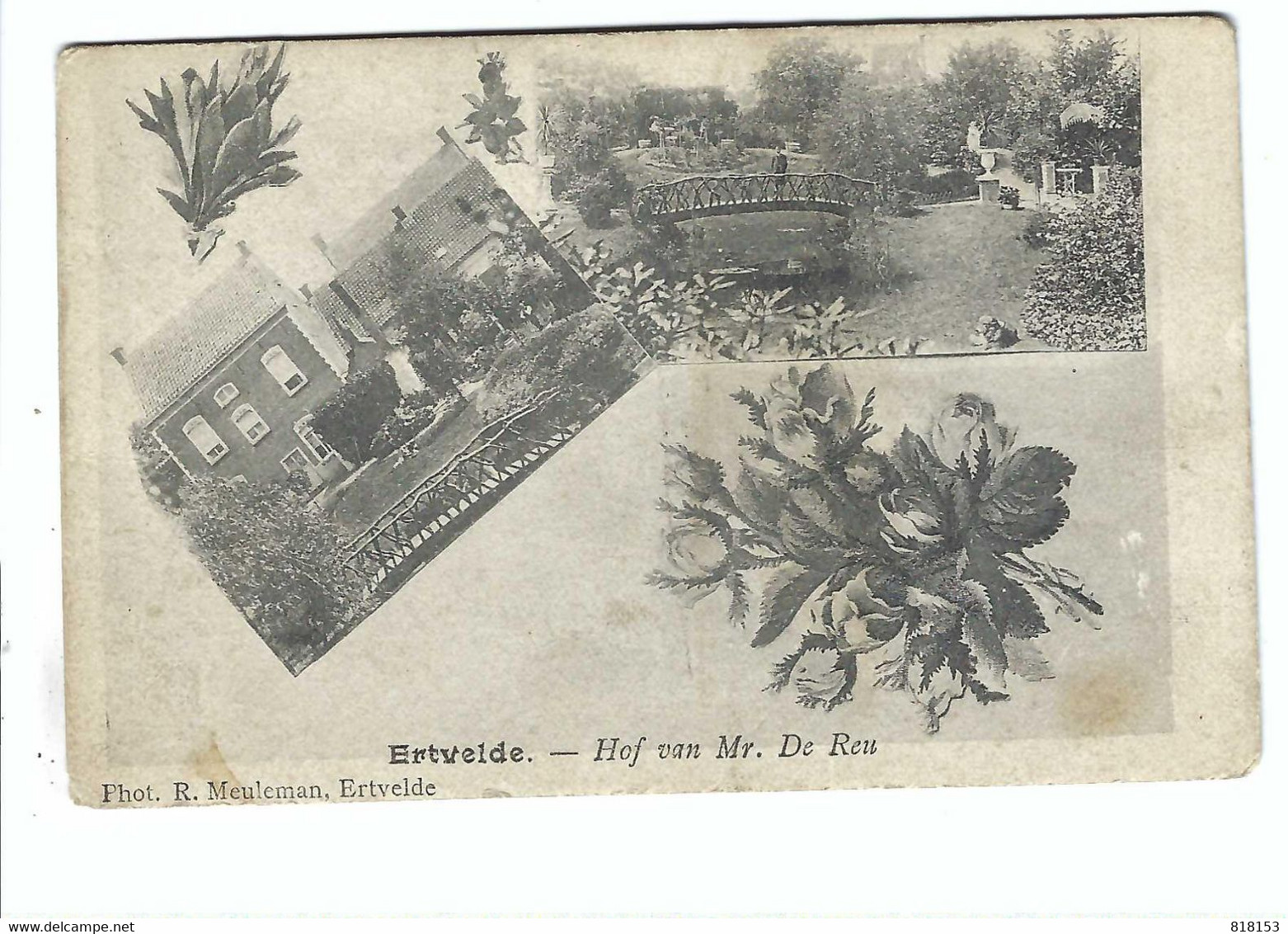 Ertvelde  -  Hof Van Mr. De Reu 1907 - Evergem