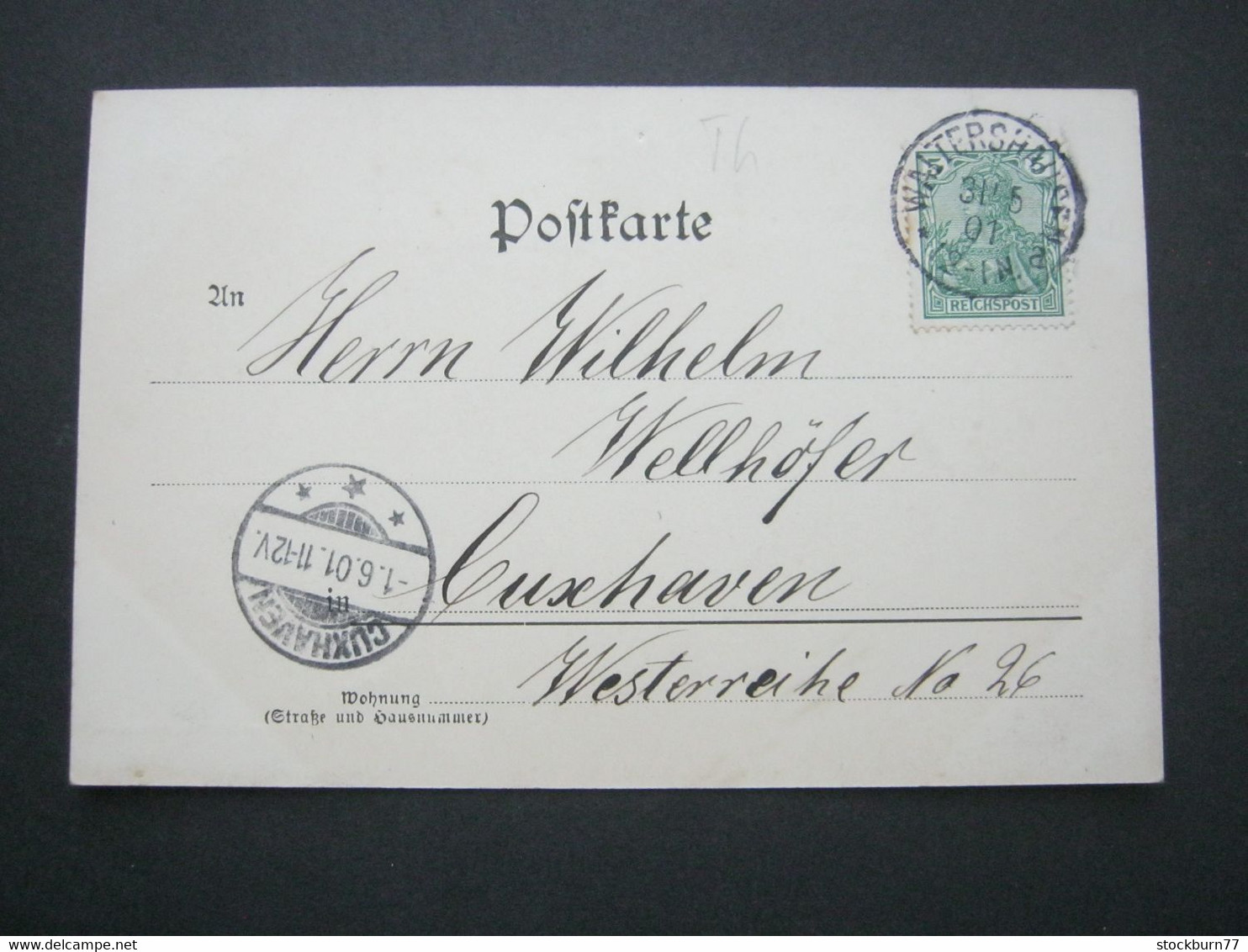 Waltershausen , Strasse  Schöne Karte Um 1901 - Waltershausen