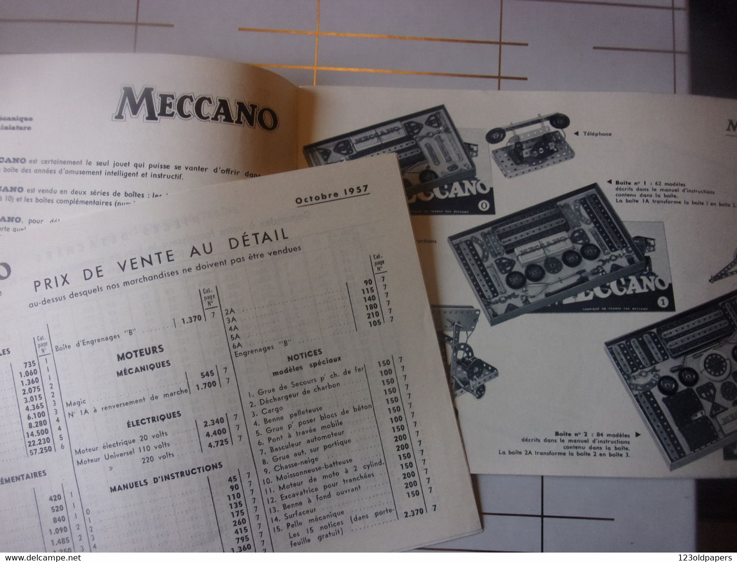 ️  CATALOGUE 1957 DINKY  HORNBY TRAINS MECCANO - Sonstige & Ohne Zuordnung