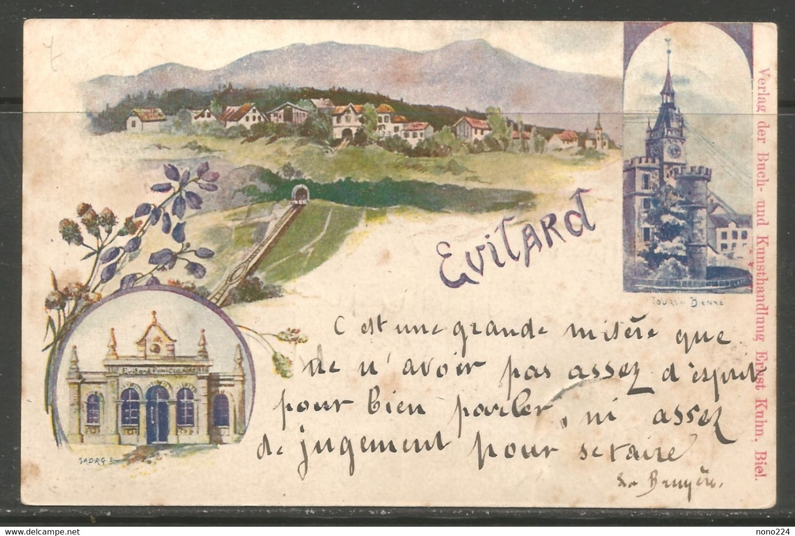 Carte P De 1899 ( Evilard ) - Evilard