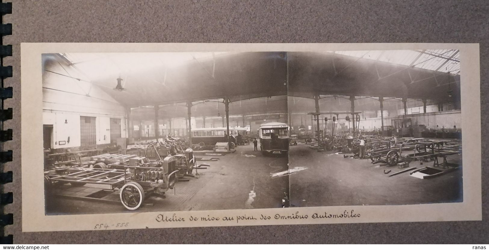 Photographie Photos Originales > Album Omnibus automobile tramway Paris 1911 1912 Bagnolet Clichy Malesherbes