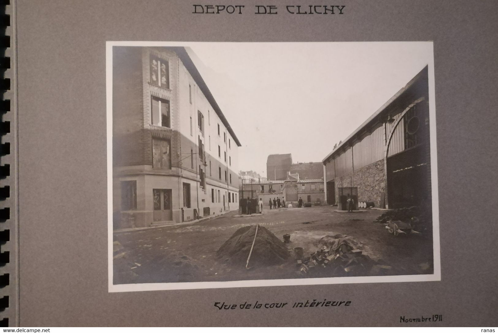 Photographie Photos Originales > Album Omnibus automobile tramway Paris 1911 1912 Bagnolet Clichy Malesherbes