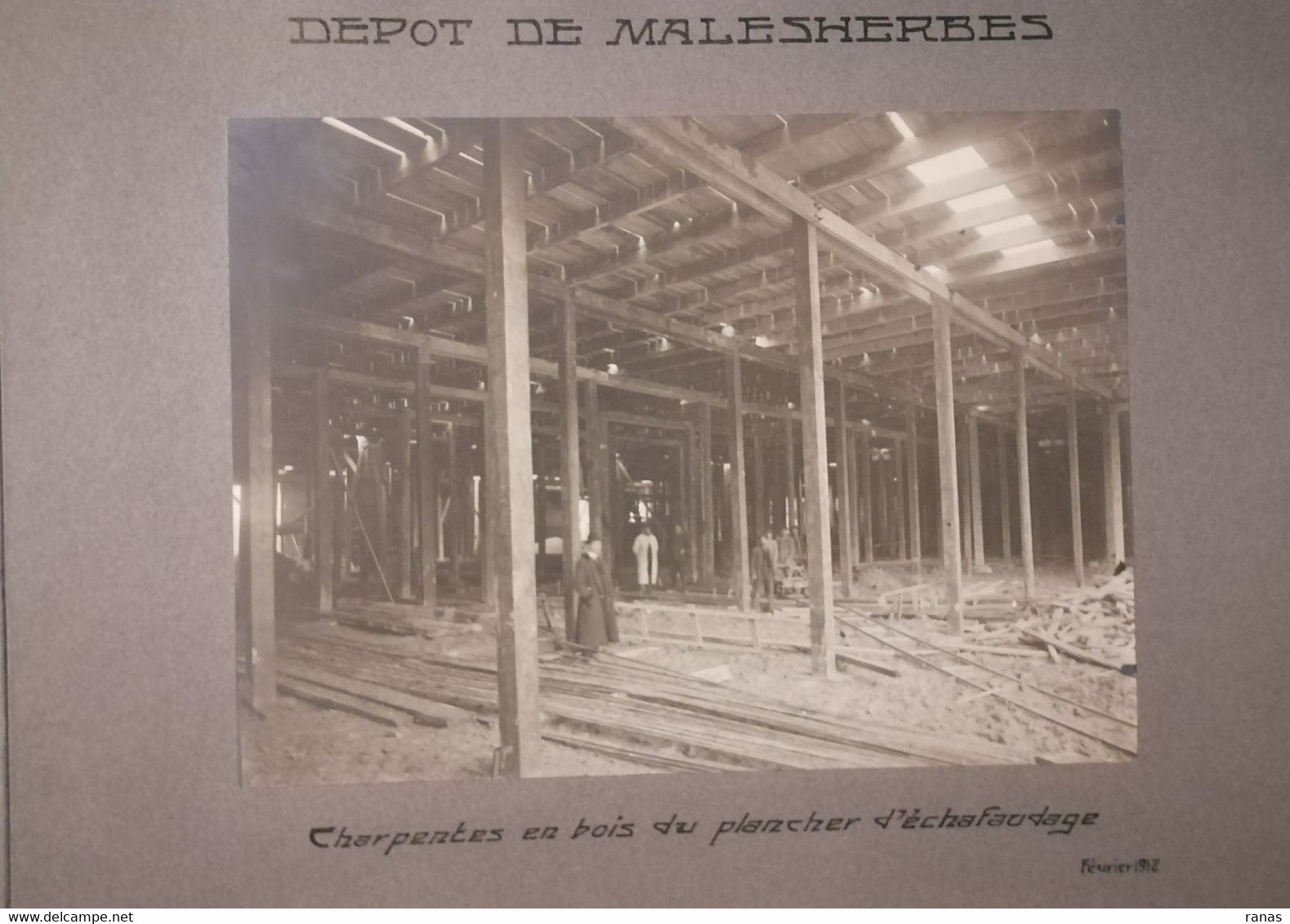 Photographie Photos Originales > Album Omnibus automobile tramway Paris 1911 1912 Bagnolet Clichy Malesherbes