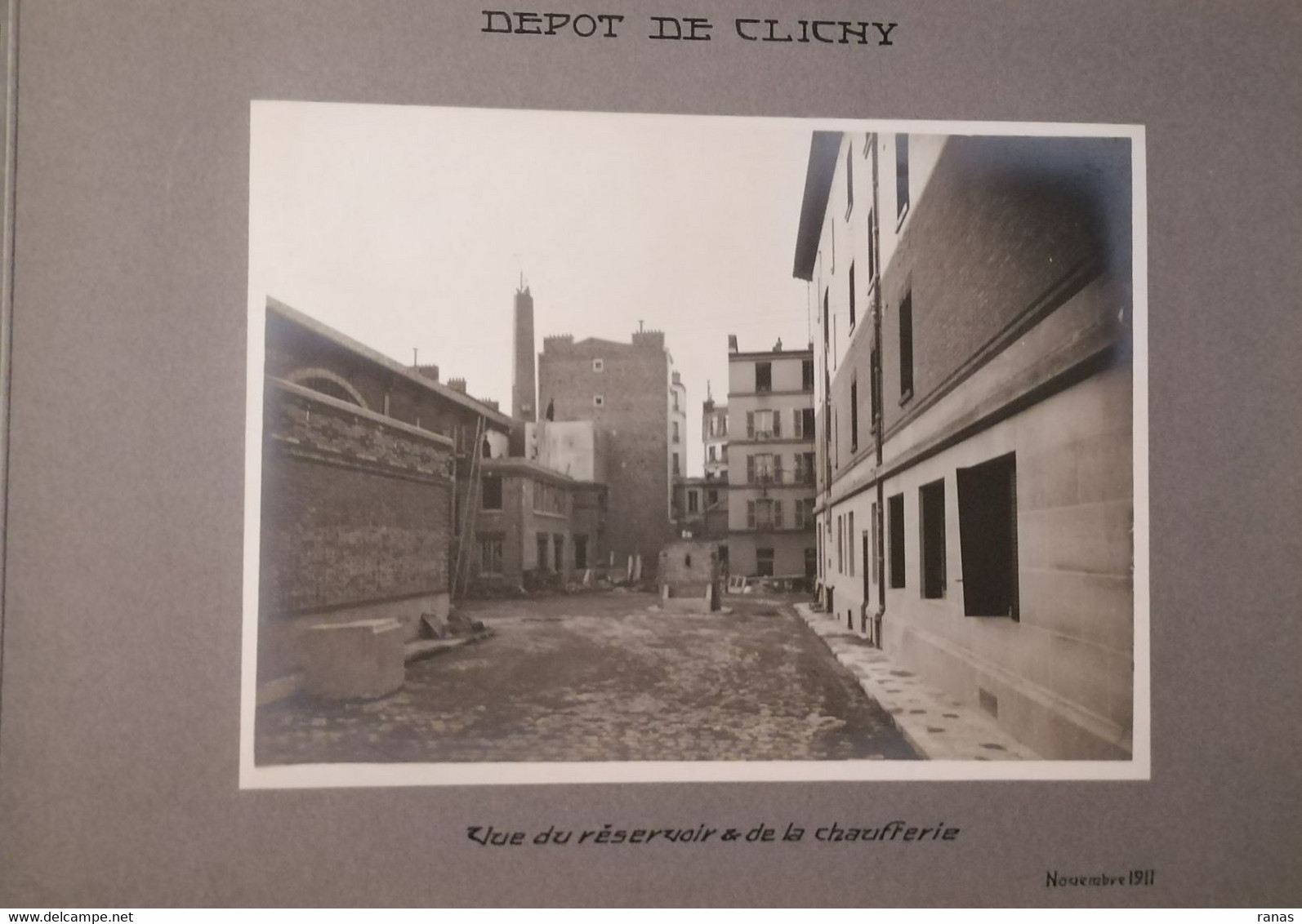 Photographie Photos Originales > Album Omnibus automobile tramway Paris 1911 1912 Bagnolet Clichy Malesherbes