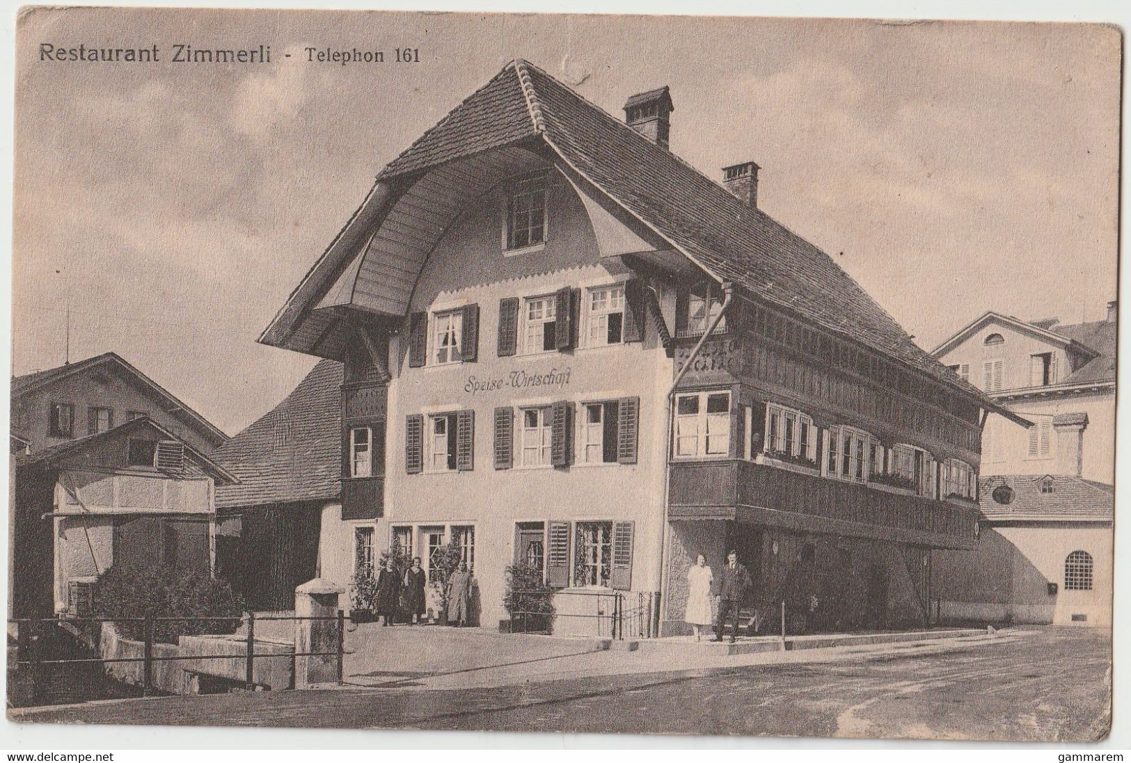 SUISSE - LANGENTHAL - Restaurant ZIMMERLI - Speise Wirtschaft - Markthalle - Cpa - Langenthal