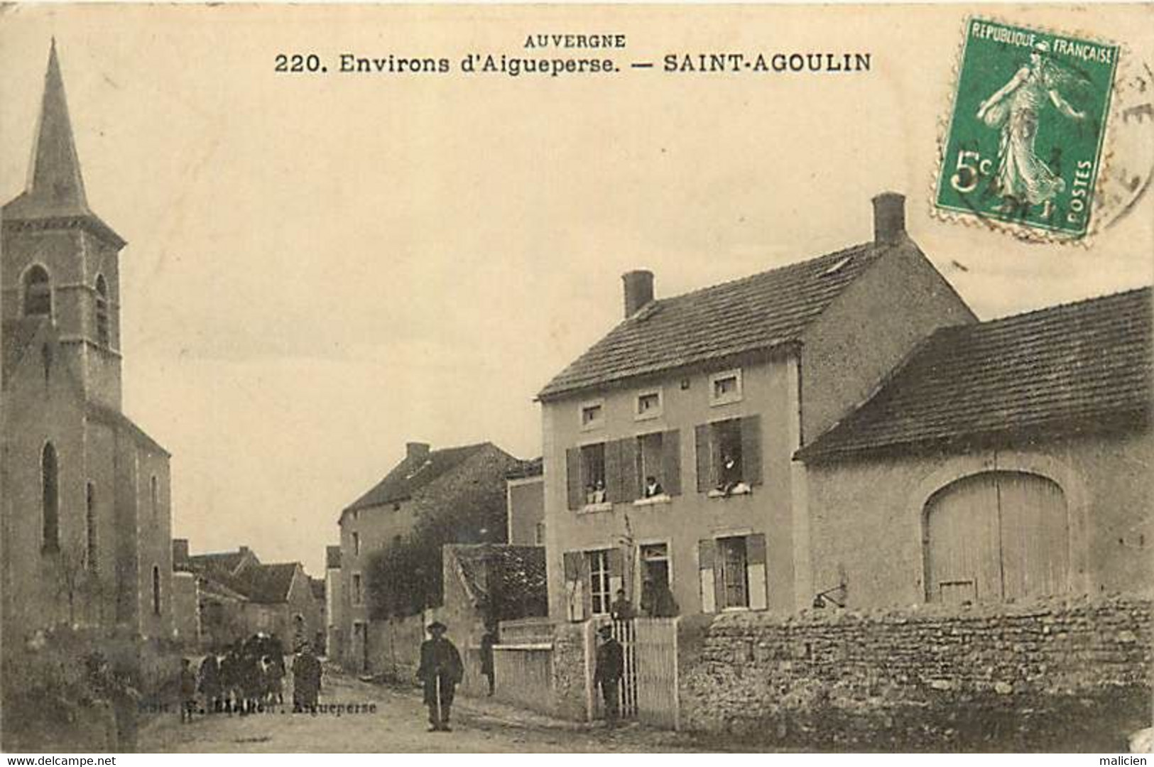 - Puy De Dôme -ref-B448- Saint Agoulin - St Agoulin - Environs D Aigueperse - - Combronde