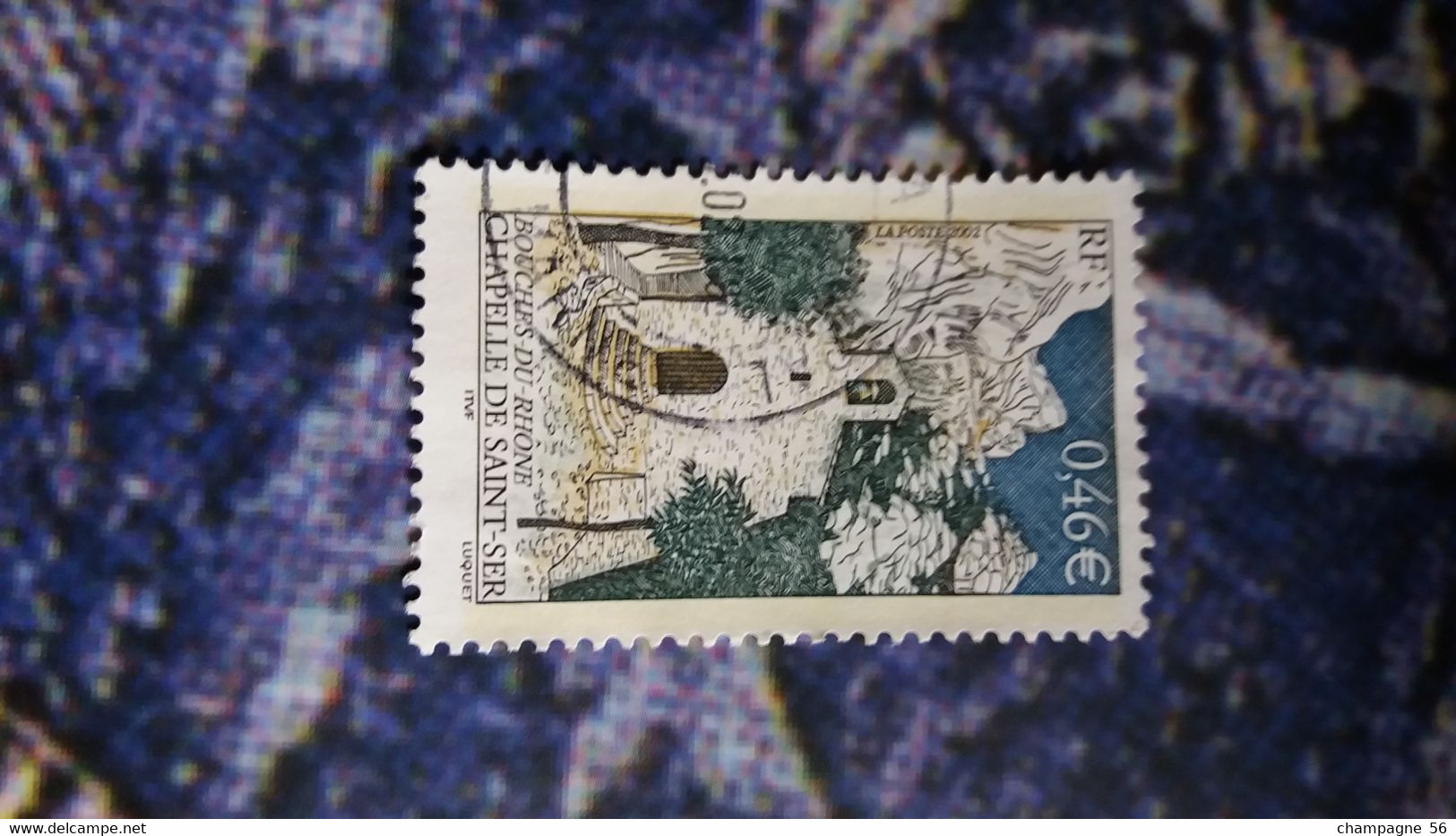 2002  N° 3496 OBLITERE ENCRE BRUN DEPLACER A GAUCHE EXTERIEUR / SCANNE 3 PAS A VENDRE - Used Stamps