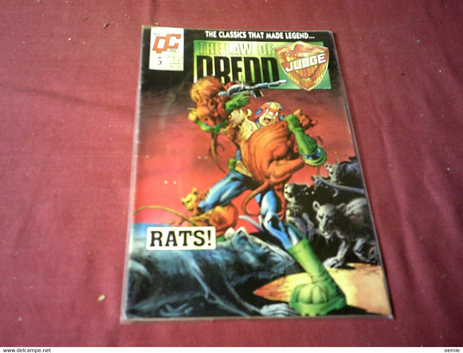 THE LAW OF JUDGE DREDD  N° 5   RATS - Otros Editores