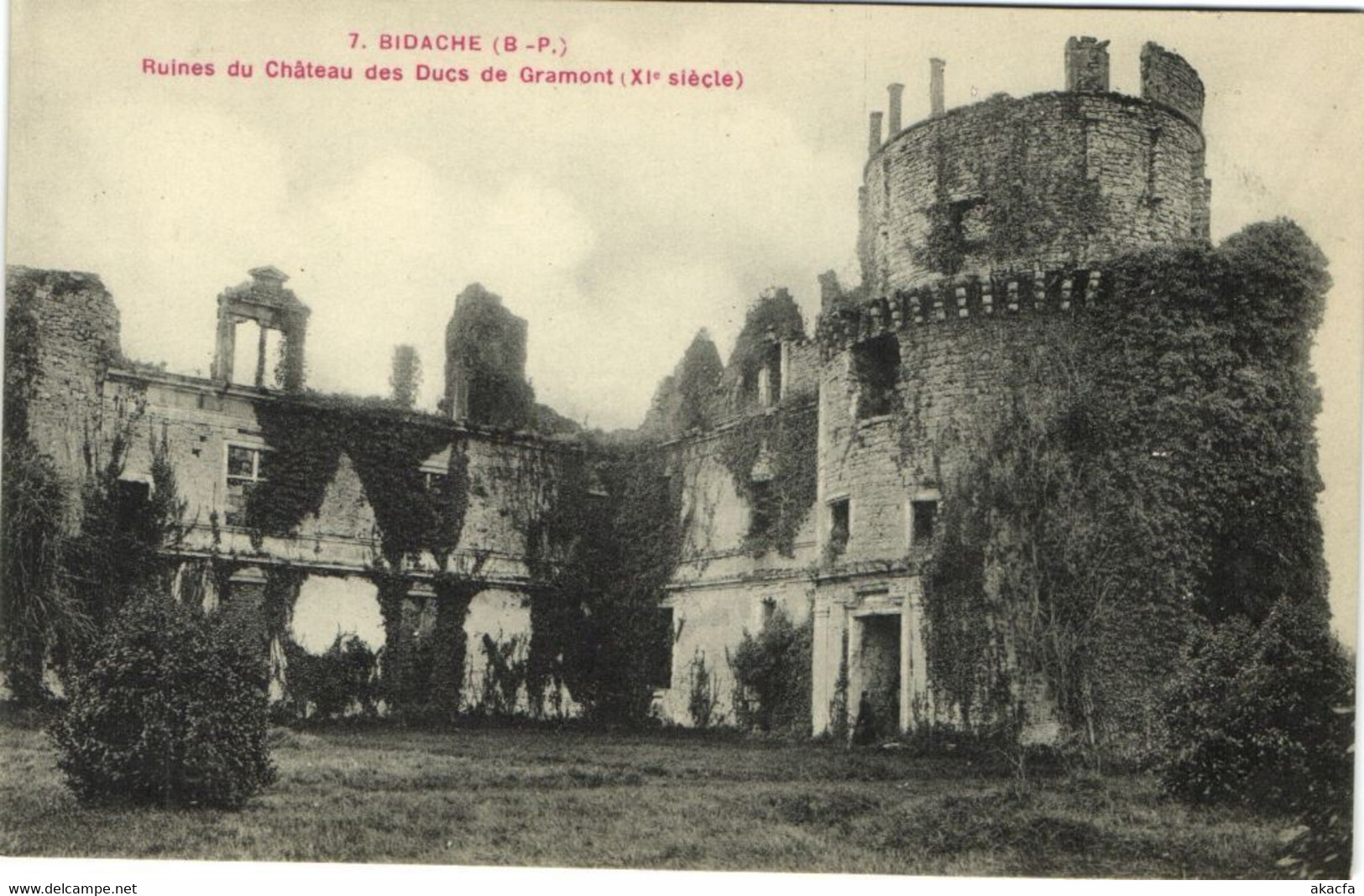 CPA BIDACHE Ruines De Chateau Des Ducs De Gramont (XI.siecle (171979) - Bidache