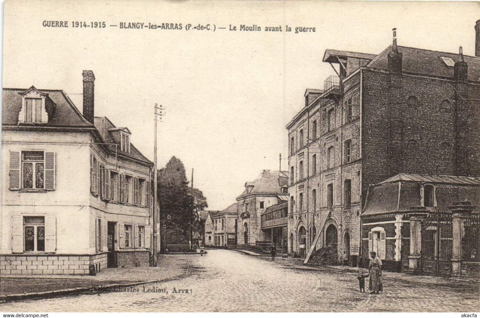CPA Guerre 1914-1915 BLANGY-les-ARRAS - Le Moulin Avant... (172641) - Saint Laurent Blangy